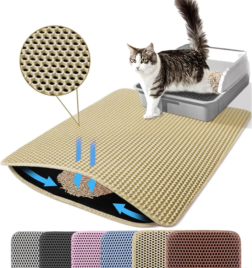 LitterLux™ Double-Layer Honeycomb Litter Mat