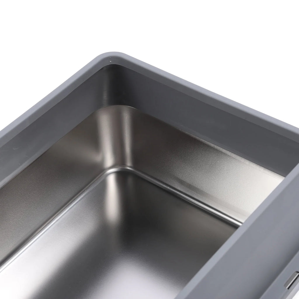 LitterLux™ Premium Stainless Steel Cat Litter Box
