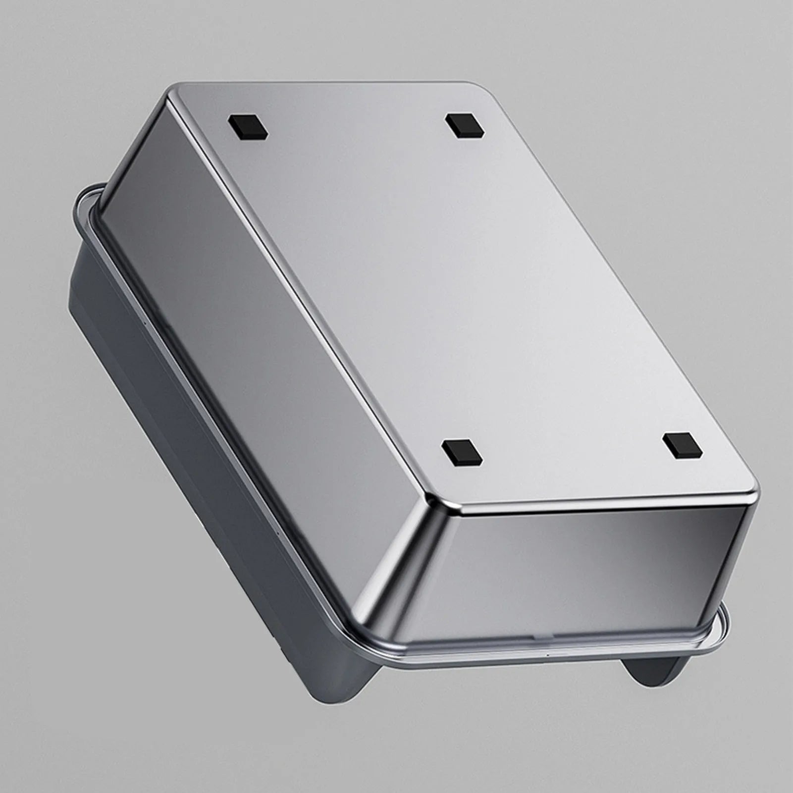 LitterLux™ Premium Stainless Steel Cat Litter Box