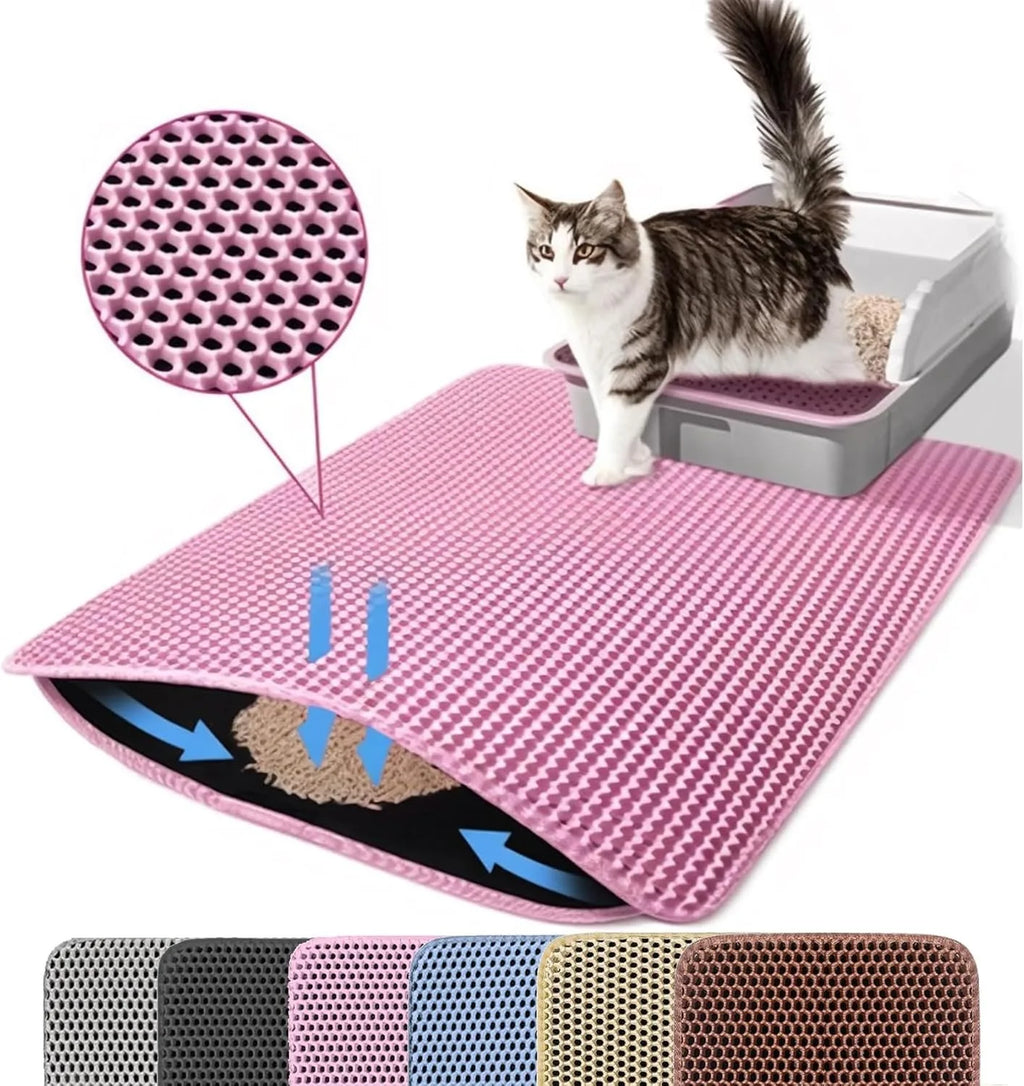 LitterLux™ Double-Layer Honeycomb Litter Mat