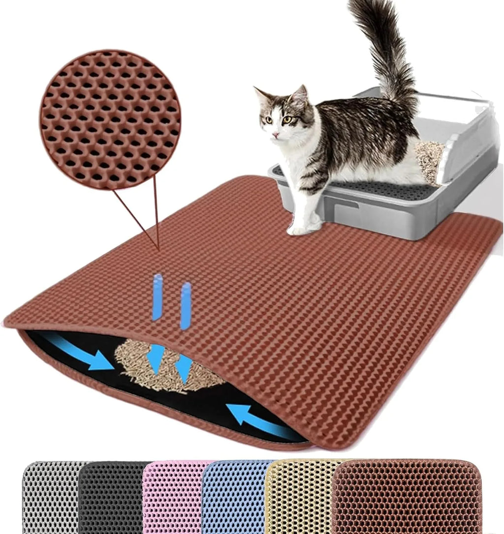 LitterLux™ Double-Layer Honeycomb Litter Mat